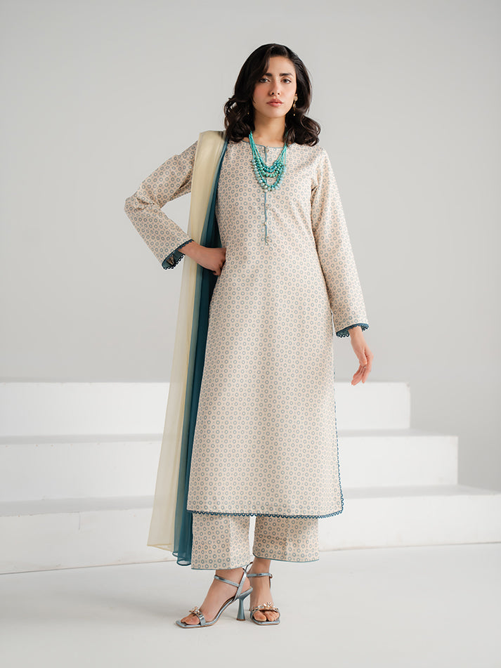 Gulaal Stitched 3 Piece Summer Basics Lawn Pret Suit-Virel