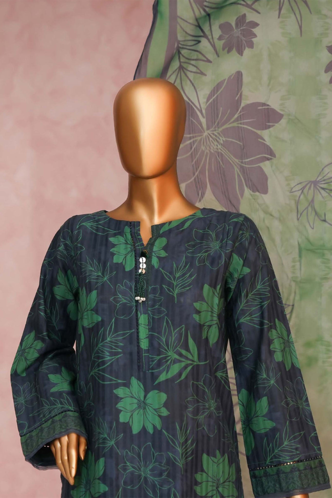 Enchant By HZ Stitched 3 Piece Linnokara Prints Collection'2025-PLK-549