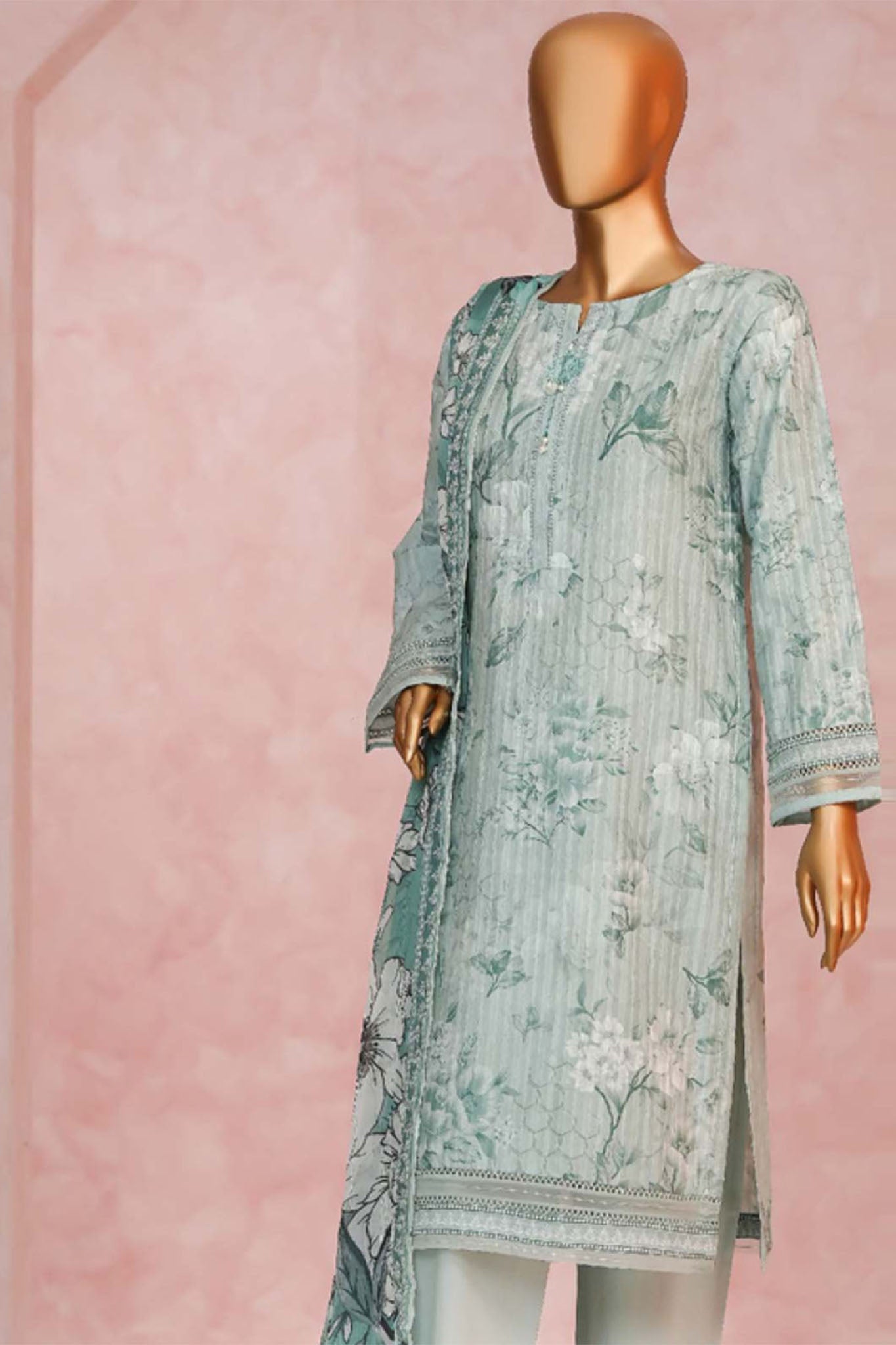 Enchant By HZ Stitched 3 Piece Linnokara Prints Collection'2025-PLK-550