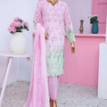 HZ Premium Unstitched 3 Piece Emb Lawnkari Collection'2025-PLK-786
