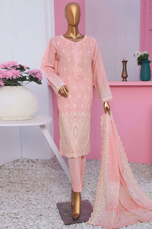 HZ Premium Unstitched 3 Piece Emb Lawnkari Collection'2025-PLK-913