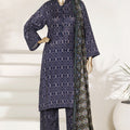 Sada Bahar Stitched 3 Piece Printed Lawn Vol-03 Suit-PR-84 A-BLUE