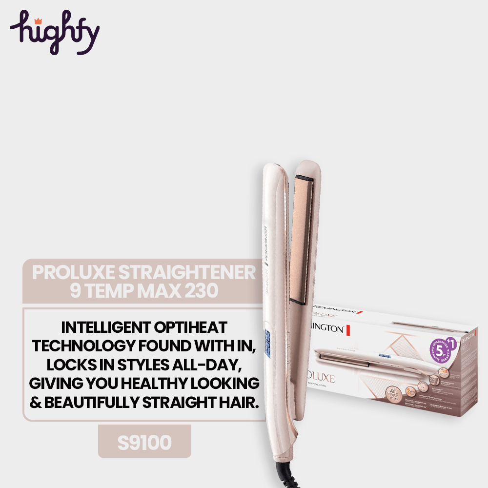 Remington Proluxe Straightener 9 Temp Max 230- S9100