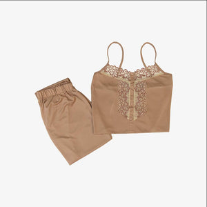 Pajama Set 97 – Plain Pajama and Sleeveless Top