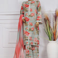 Art & Craft Prints By HZ Stitched 3 Piece Lawn Collection'2025-PWW-102