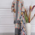Art & Craft Prints By HZ Stitched 3 Piece Lawn Collection'2025-PWW-103
