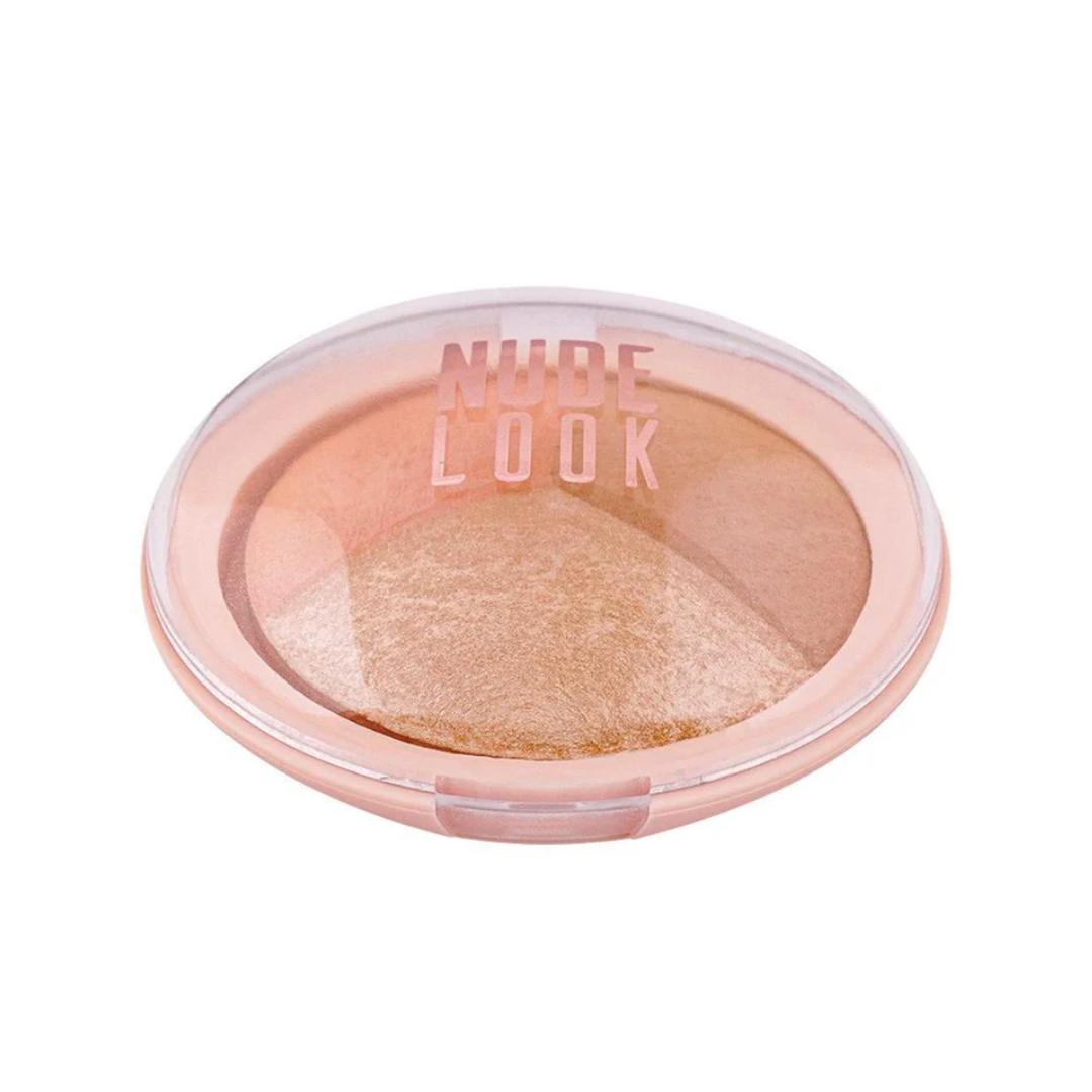 Golden Rose Illuminating & Blush & Bronzer 3 Nude Look Baked Trip Face Powder