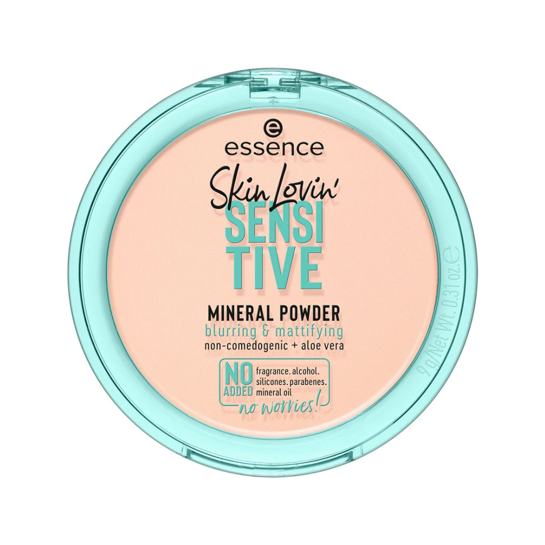Essence Skin Lovin  Sensitive Mineral Compact Powders - 01 Translucent