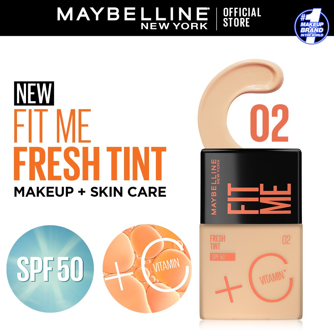 Maybelline Fit Me Fresh Tint Vitamin C Spf 50 - 02 30Ml