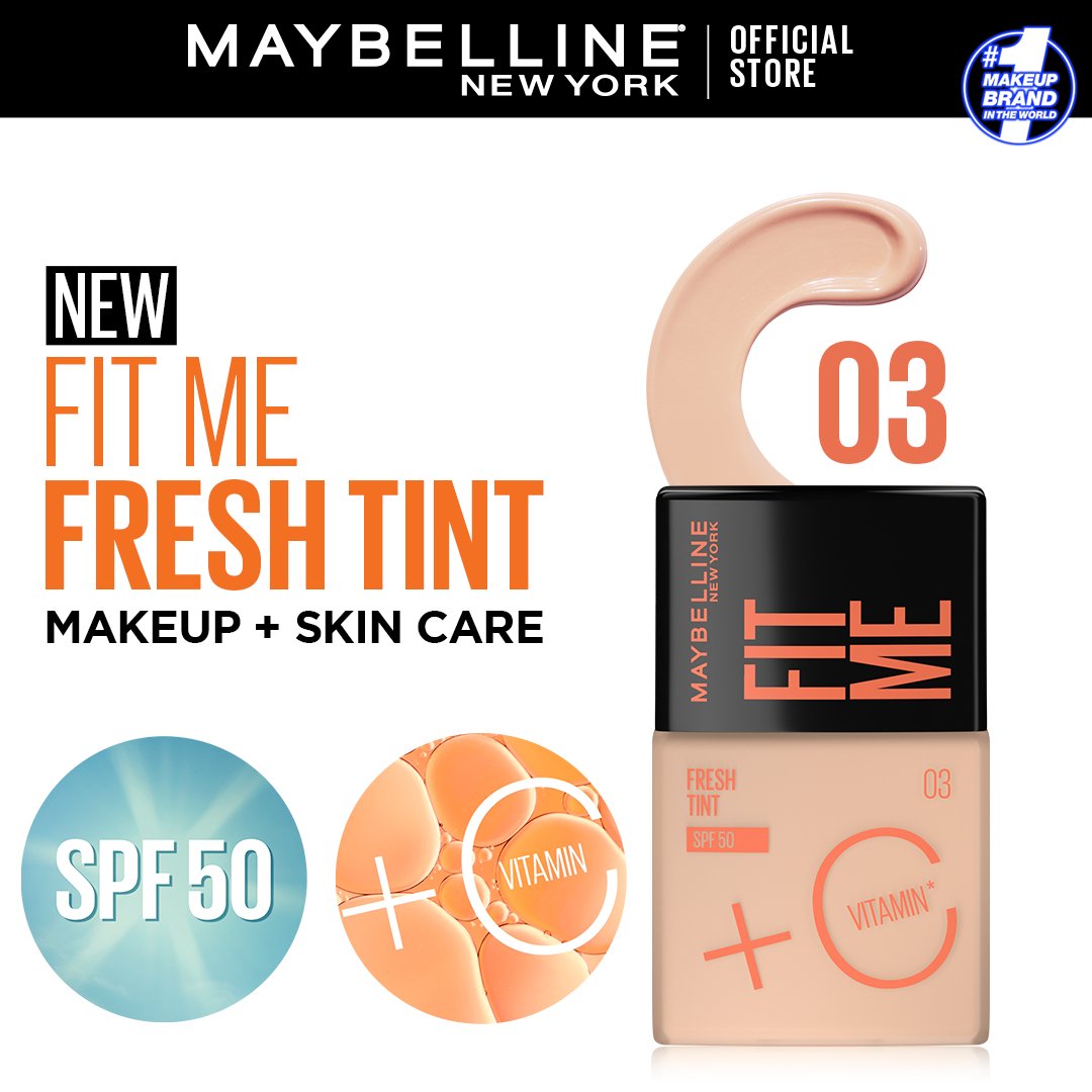 Maybelline Fit Me Fresh Tint Vitamin C Spf 50 30Ml 03