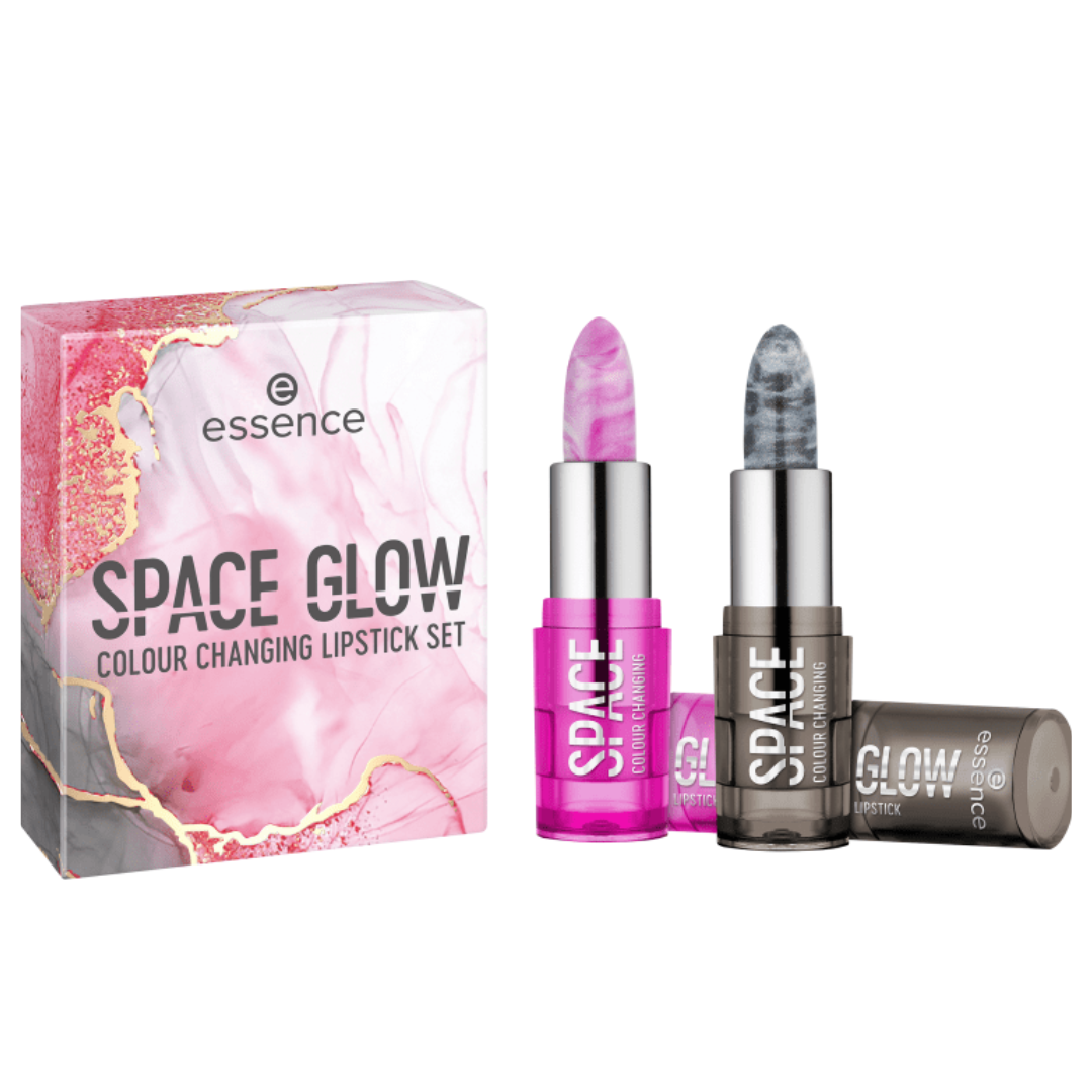 Essence Space Glow Colour Changing Lipstick 2 Piecs Set