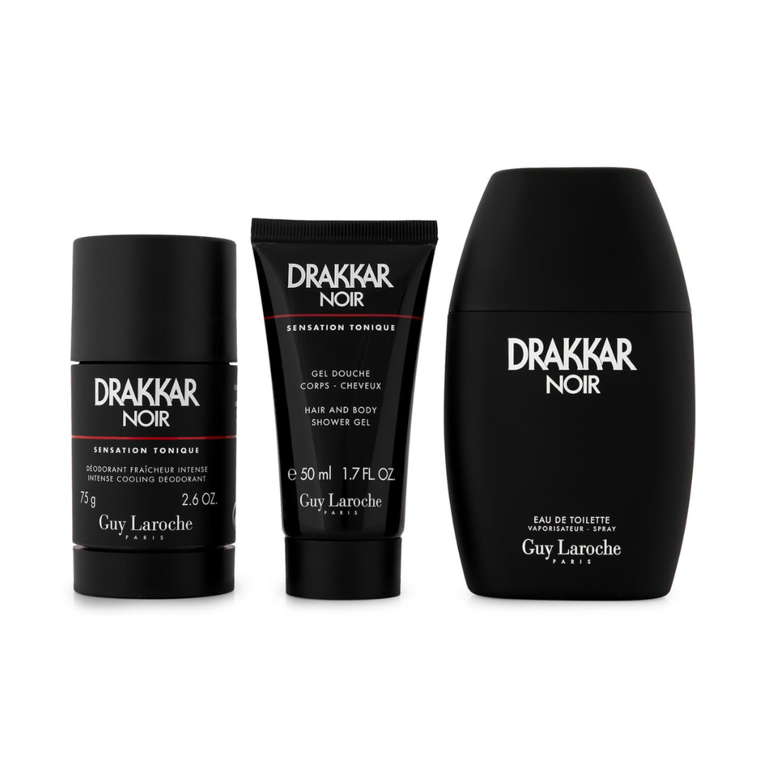 Guy Laroche Drakkar Noir EDT100Ml+Deo Stick 75g+Shower Gel 50Ml