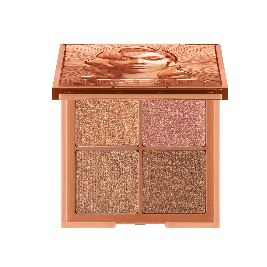 Huda Beauty Mini Glow Obsessions Highlighter Palette - Rich