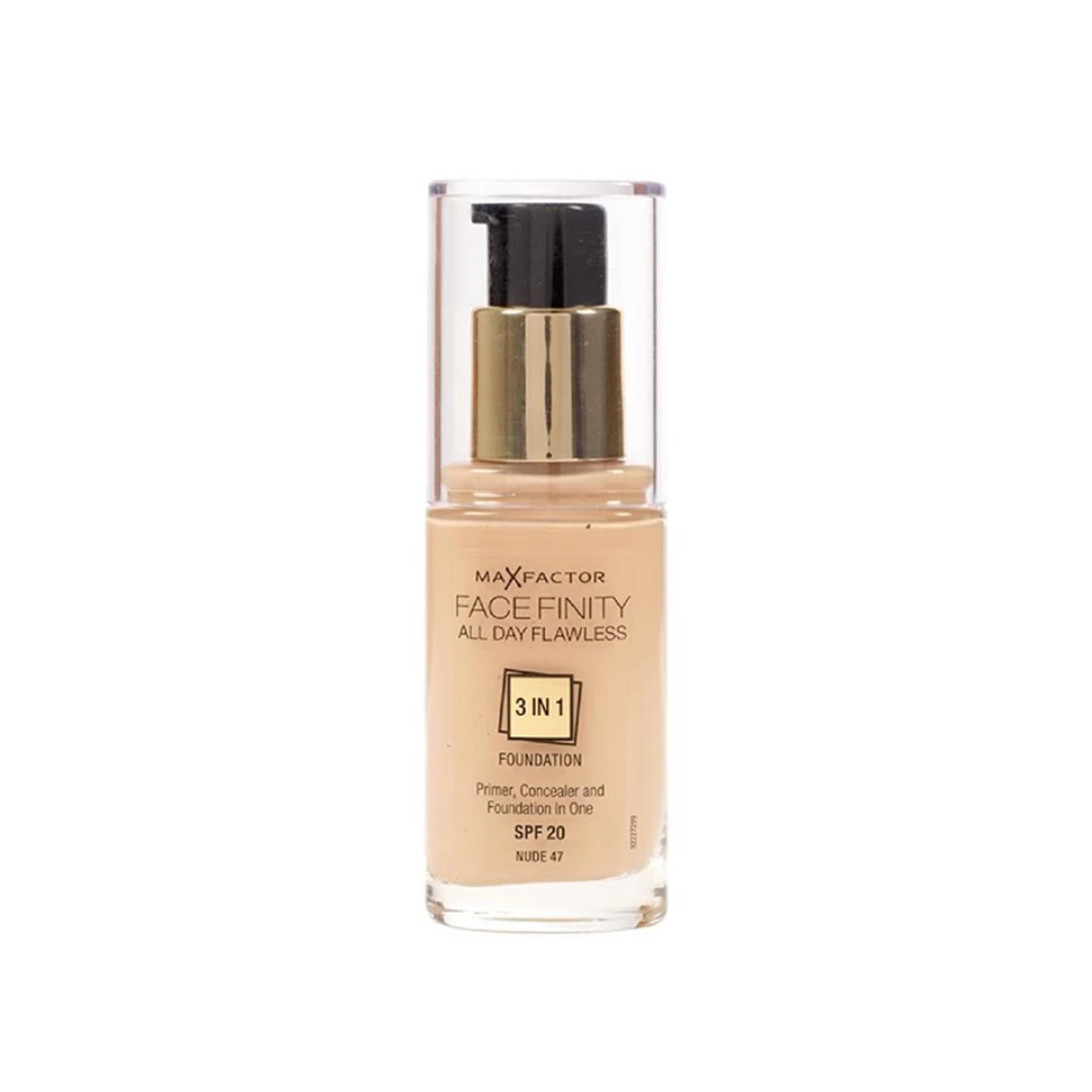 Maxfactor Facefinity All Day Flawless Liquid Foundation 3In1 47 Nude 30 Ml
