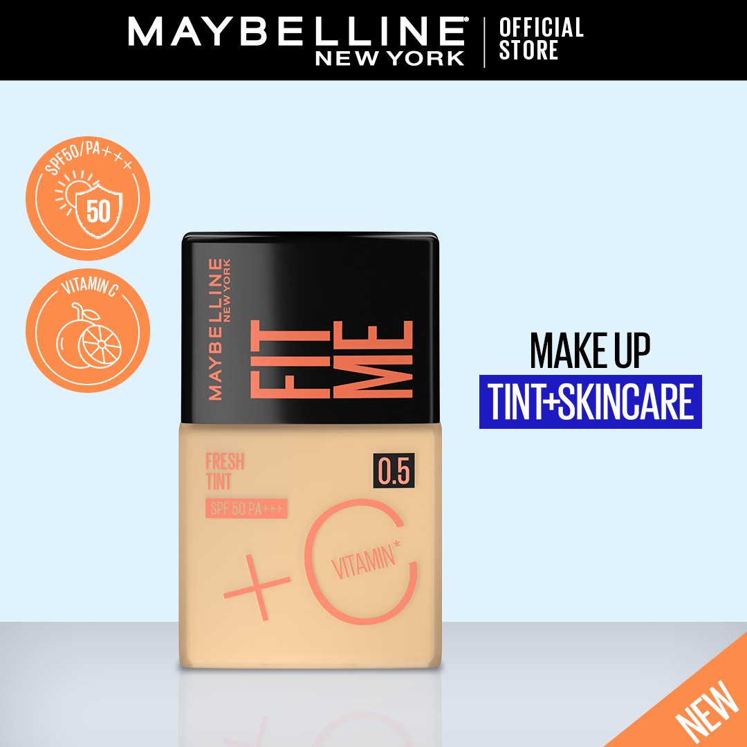 Maybelline Fit Me Spf 50 P Fresh It Vitamin C Foundation 0.5 30Ml