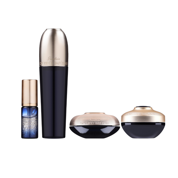 Guerlain Orchid Imperial Set Cream 7Ml+Lotion 15Ml+Contour Cream 3Ml+Pouch