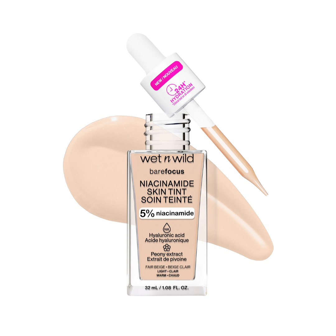 Wet N Wild Bare Focus Niacinamide Skin Tint Foundation