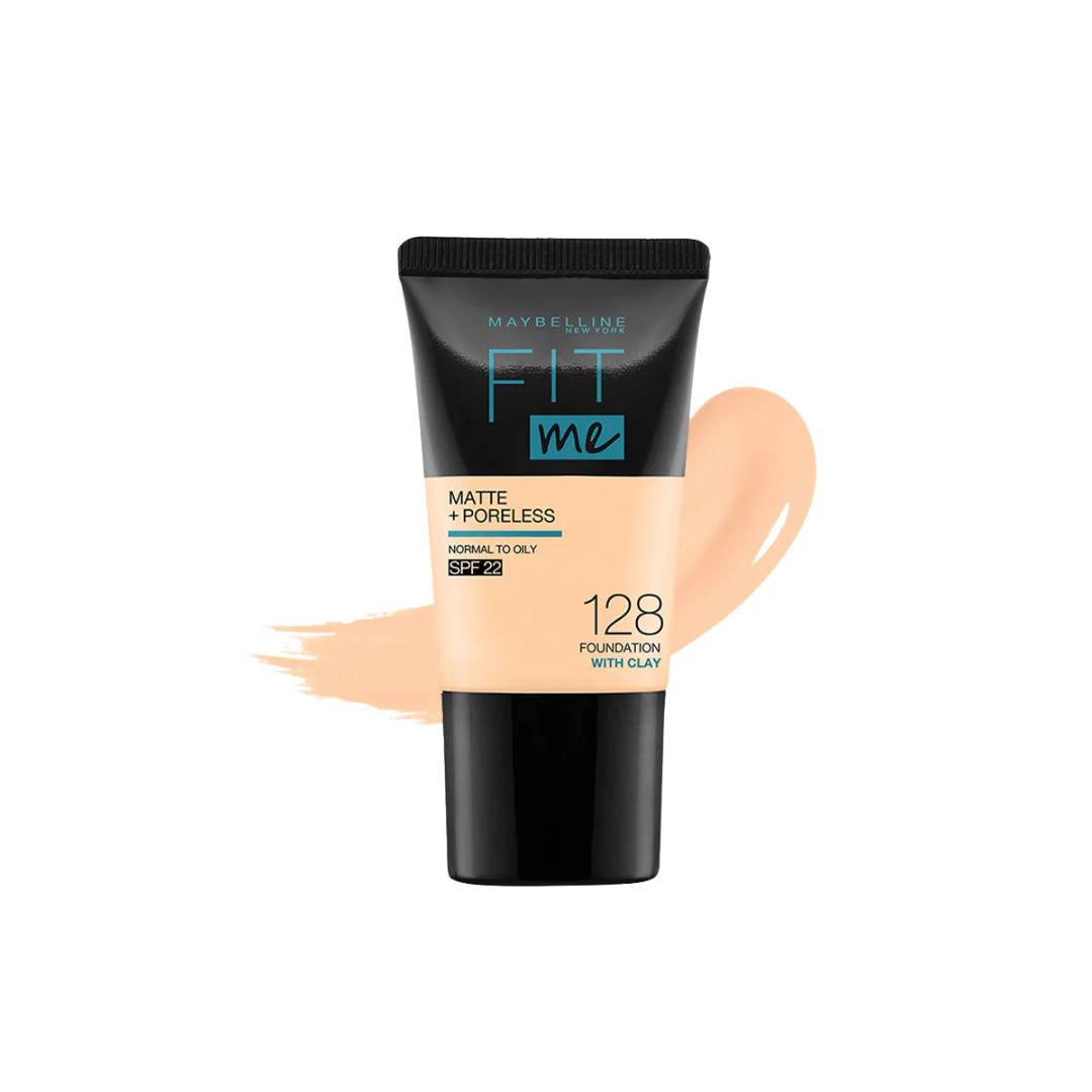 Maybelline Fit Me Foundation Matte And Poreless 18Ml Tube 128 Warm Nude