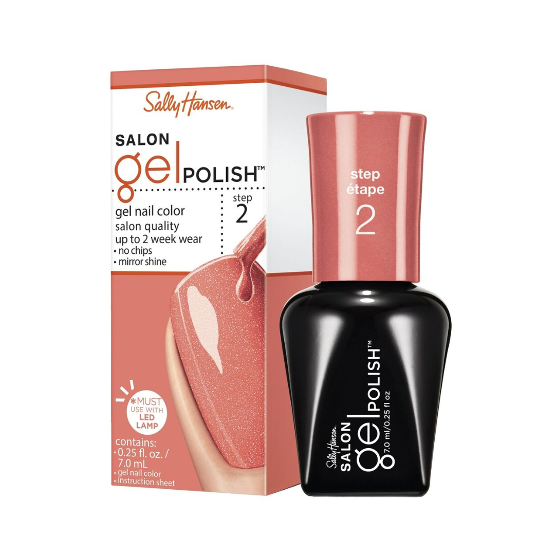Sally Hansen Salon Pro Gel Nail Polish Lacquer - Just Peachy 7Ml