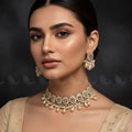 Zeesy Blooming Flower Necklace Set
