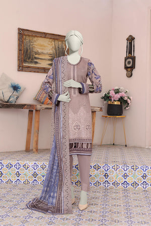 Almeerah Unstitched 3 Piece Emb Cutwork Lawn Vol-04 Collection'2025-Petal Pink Muse