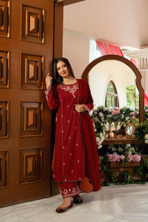 Baat Pakki Omal by Komal Stitched 3 Piece Dobby Collection'2025-Afreen