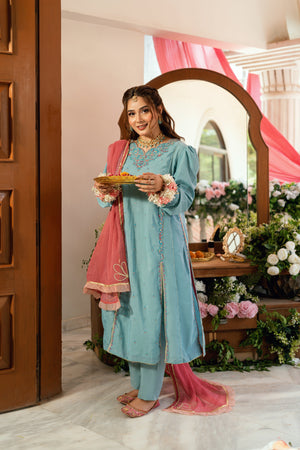 Baat Pakki Omal by Komal Stitched 3 Piece Dobby Collection'2025-Hoorain