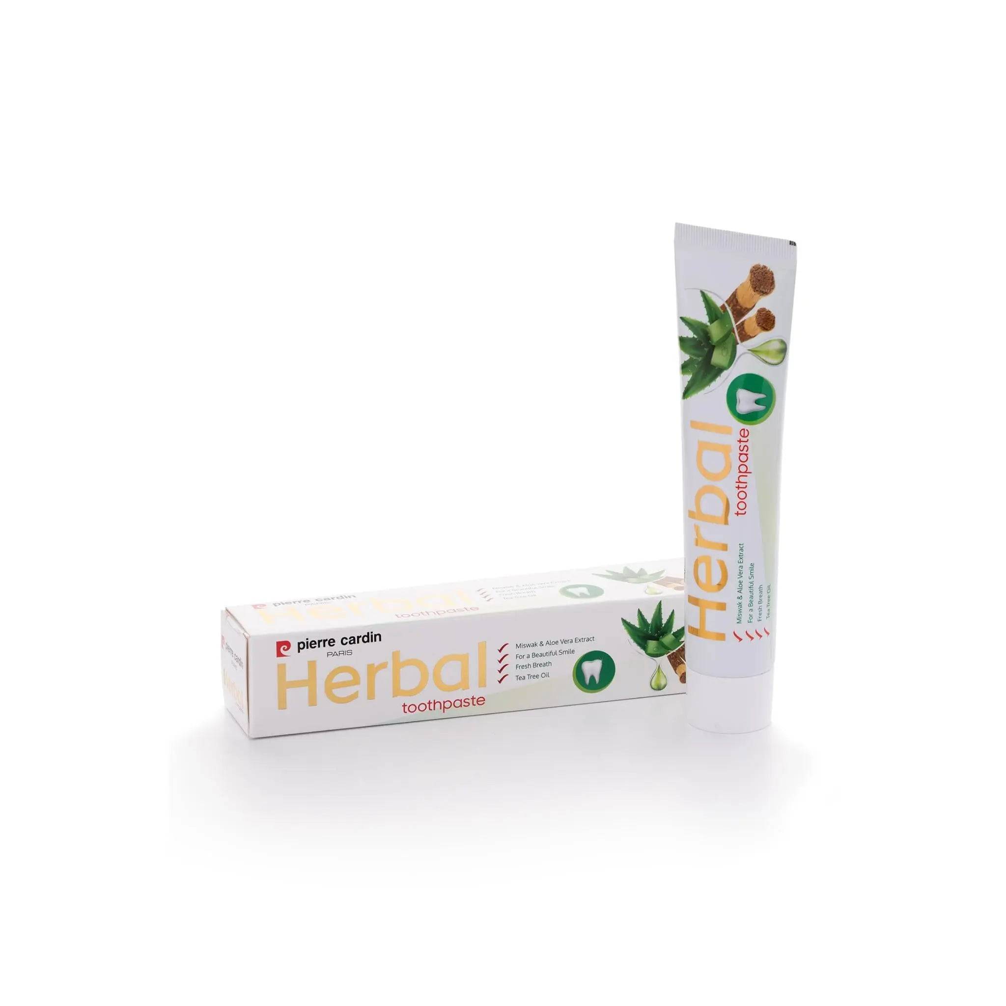 Pierre Cardin Paris - Herbal Toothpaste with Aloe Vera & Miswak & Tea Tree - My Store