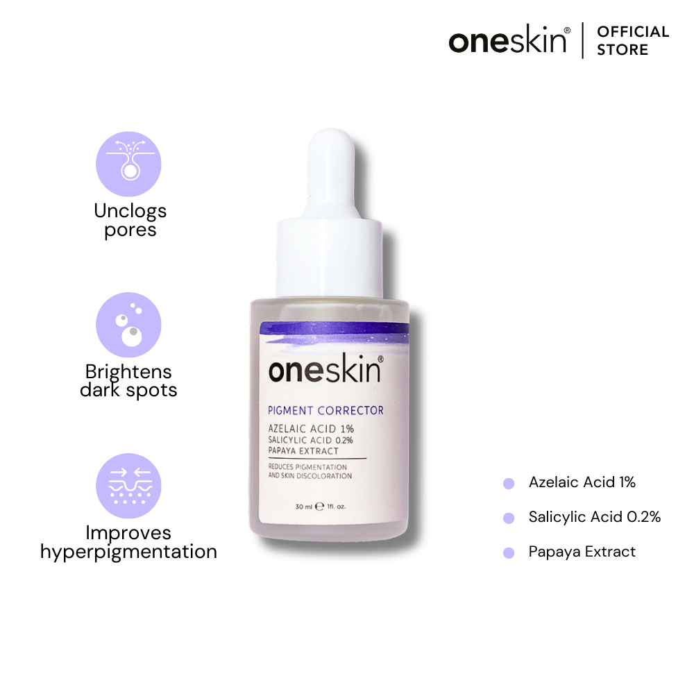 Oneskin - Pigment Corrector - Azelaic Acid 1%, Salicylic Acid 0.2%, Papaya Extract - 30ml