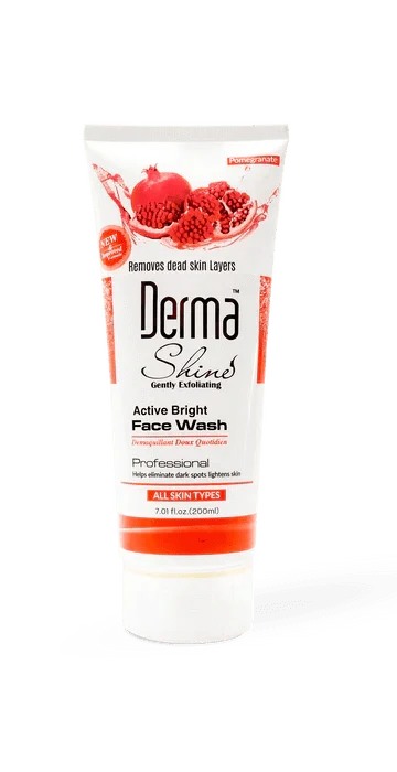 Derma Shine Gently Exfoliating Active Bright Face Wash 200Gm - My Store