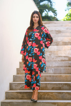 Sprinkles Stitched 2 Piece Summer Luxury Lawn Women Collection'2025-Pomo - 2-Piece Luxury Lawn Set