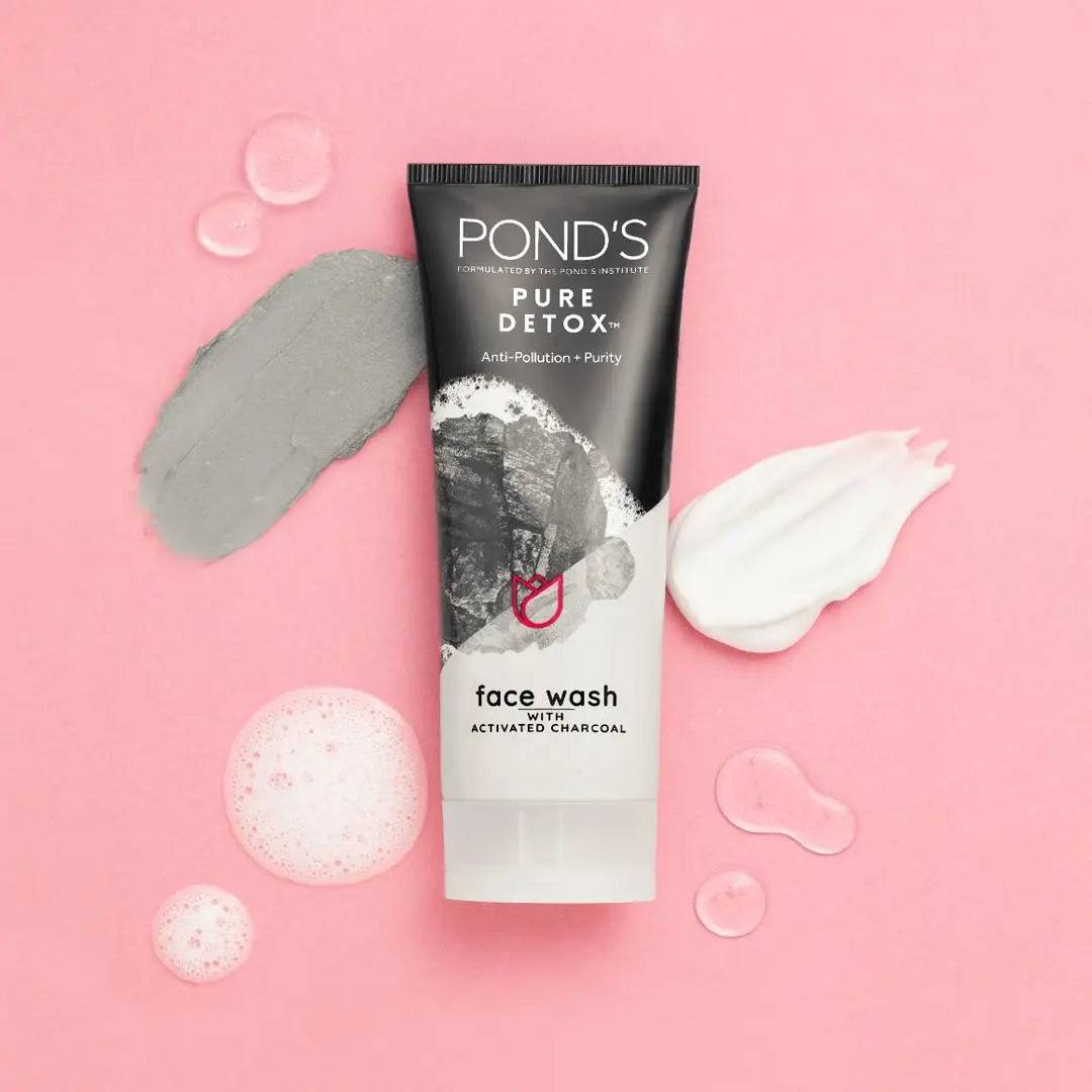 Pond's Pure Detox Anti-Pollution + Purity Face Wash, 50g - My Store