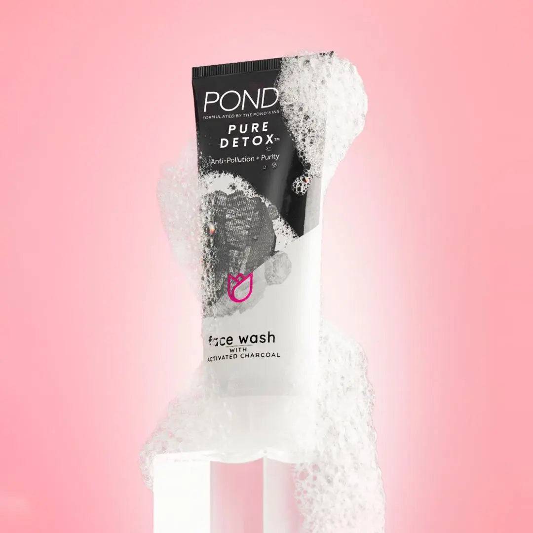 Pond's Pure Detox Anti-Pollution + Purity Face Wash, 50g - My Store
