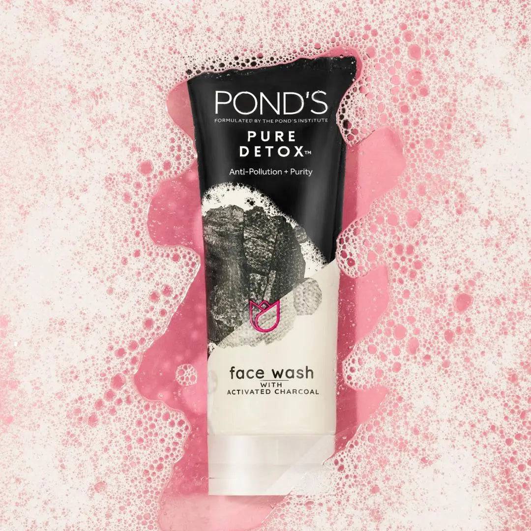 Pond's Pure Detox Anti-Pollution + Purity Face Wash, 50g - My Store