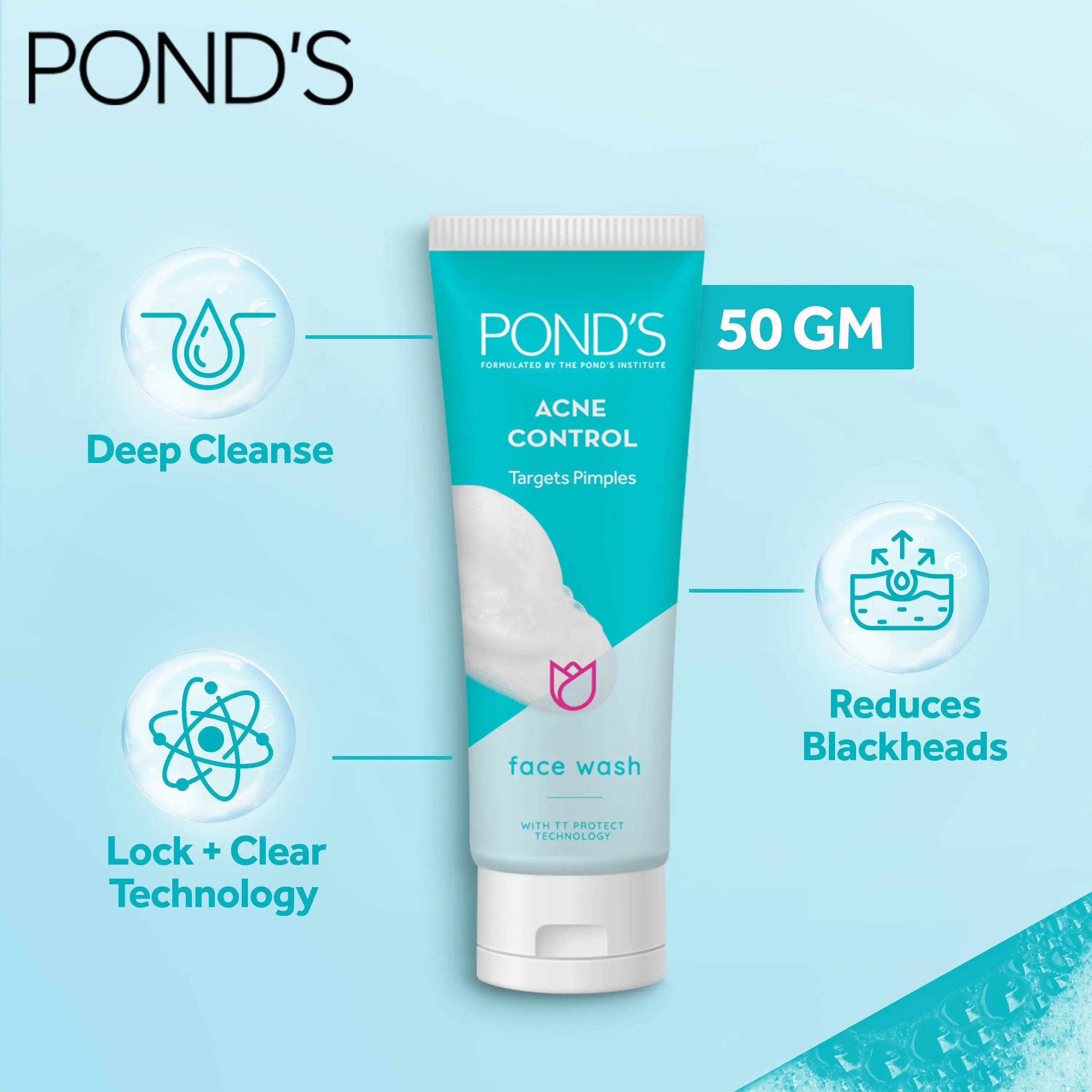 Ponds Acne Control Face Wash - 50G - My Store
