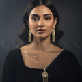 Zeesy Precious Crystal Eternal Necklace Set