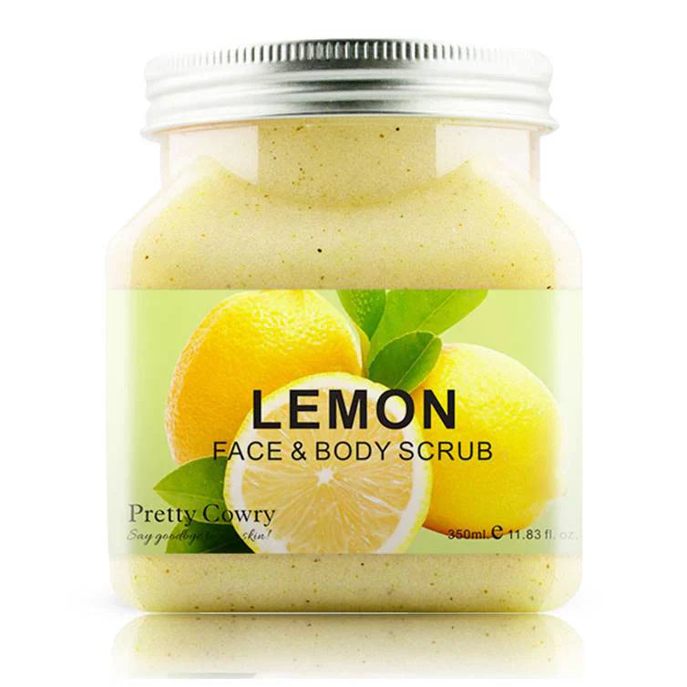 Pretty Cowry Lemon Face & Body Scrub 350Ml