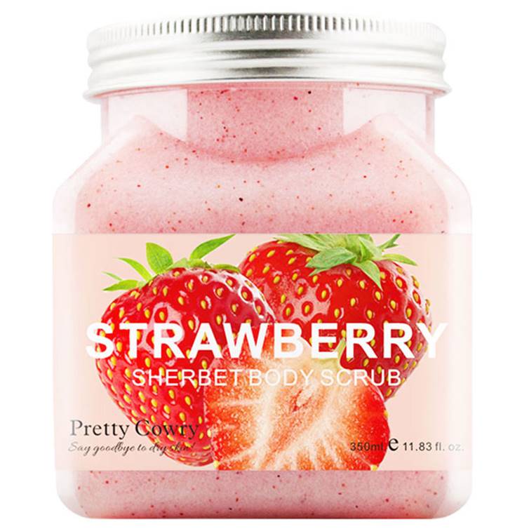 Pretty Cowry Strawberry Face & Body Scrub 350Ml