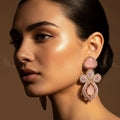 Zeesy Prism Petals Turkish Earrings
