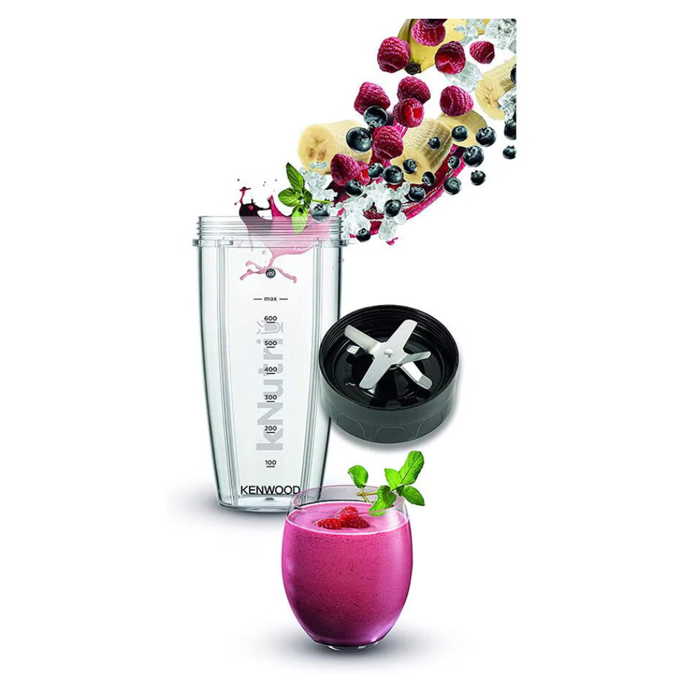 KENWOOD PERSONAL SMOOTHIE BLENDER WITH TRITAN SMOOTHIE2GO BOTTLE Model BSP70-180SI
