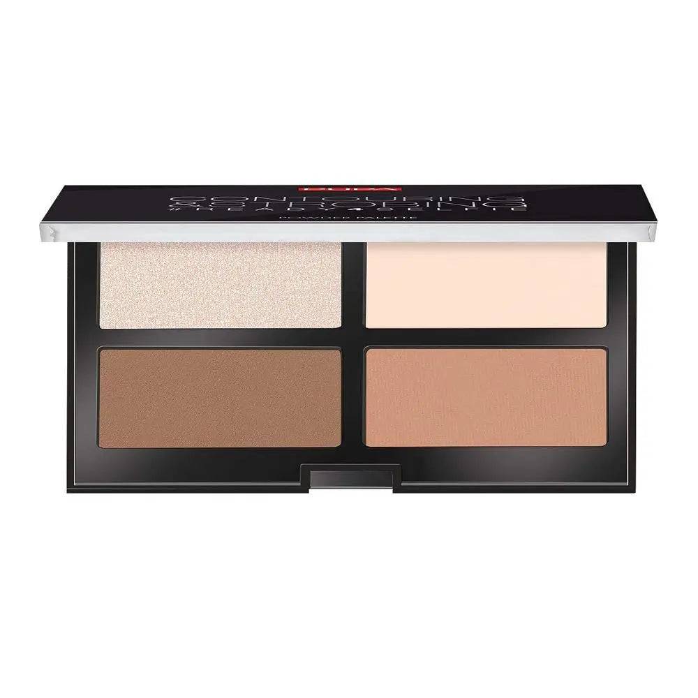 Pupa Milano - Contouring & Strobing Palette Ready 4 Selfie Powder Palette - Light Skin - My Store