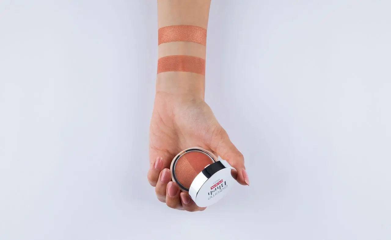 Pupa Milano - Extreme Blush Duo Dual Effect Comp Blush - Radiand Caramel Glow Spice - My Store