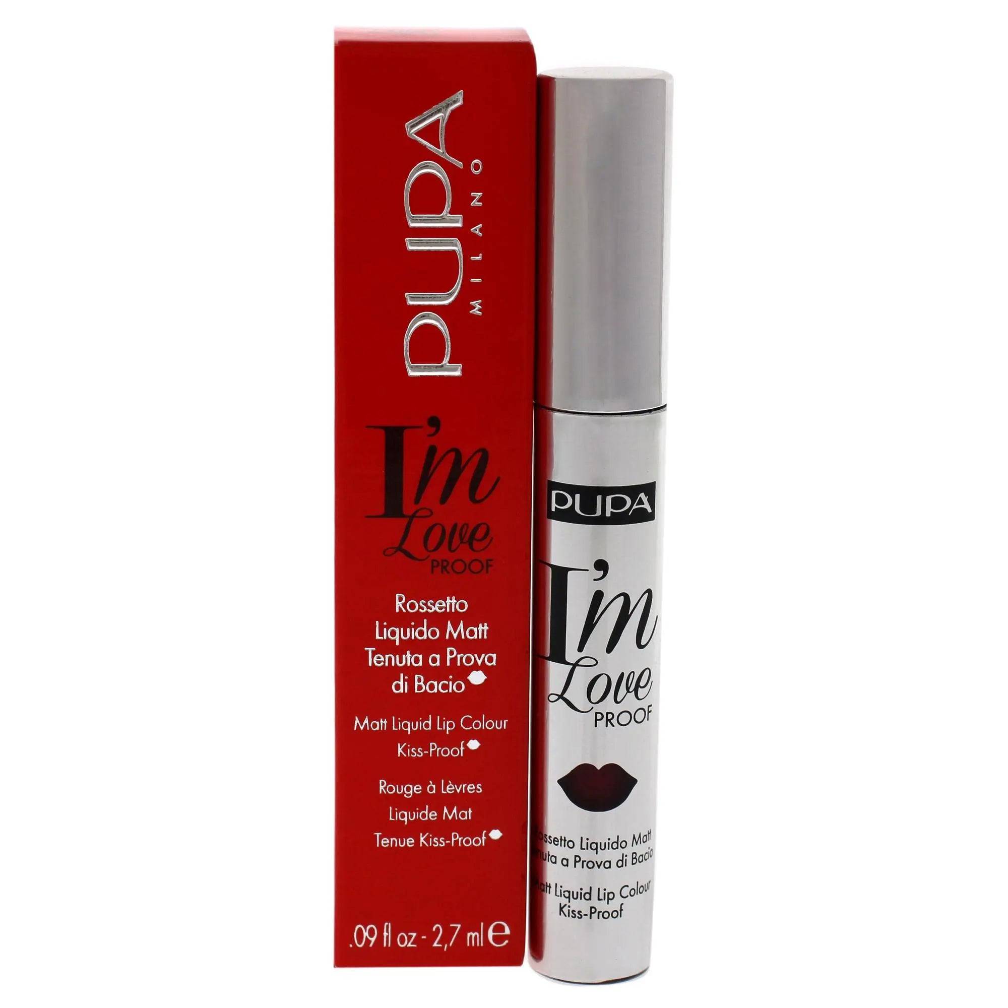 Pupa Milano - I'M Loveproof Matt Liquid Lip Colour Kiss Proof - Fire Red - My Store