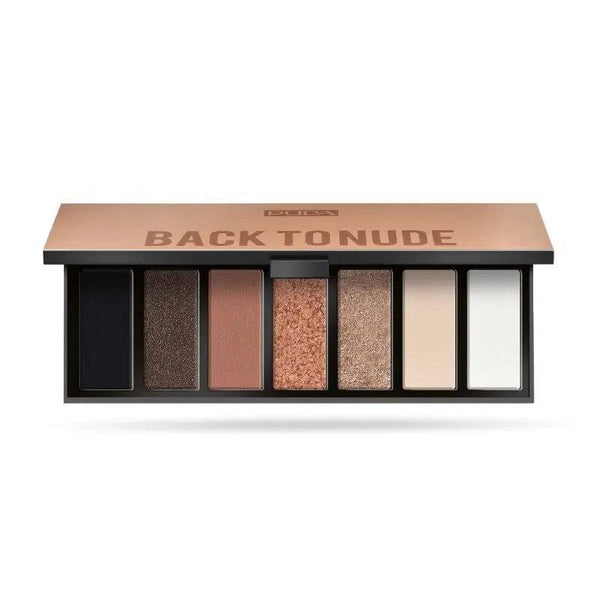 Pupa Milano - Make Up Stories Comp 7 Multi-Finish Eyeshadows Palette - Back To Nude - My Store
