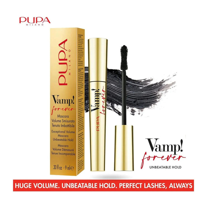 Pupa Milano - VAMP! Forever Exceptional Volume Mascara Unbeatable Hold 9ML - My Store
