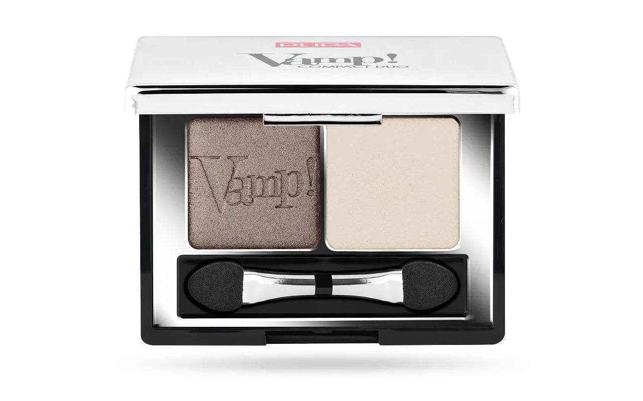 Pupa Milano - Vamp! Comp Duo Eyeshadow Duo Pure Colr Full Pay-Off - Brown Vanilla - My Store