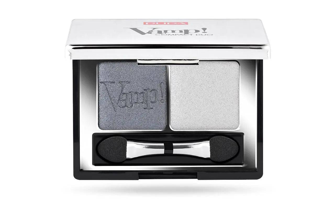 Pupa Milano - Vamp! Comp Duo Eyeshadow Duo Pure Colr Full Pay-Off - Silver Stone - My Store