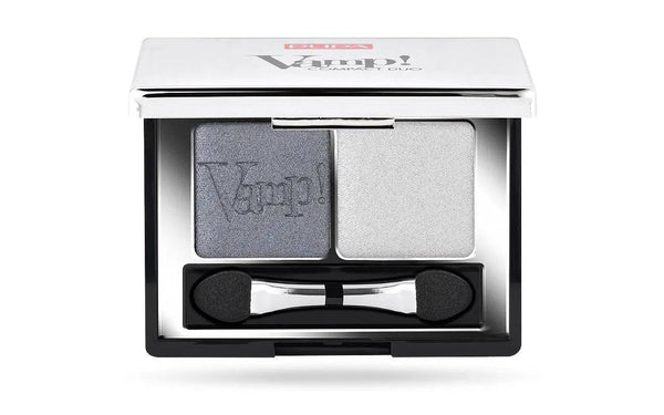 Pupa Milano - Vamp! Comp Duo Eyeshadow Duo Pure Colr Full Pay-Off - Silver Stone - My Store