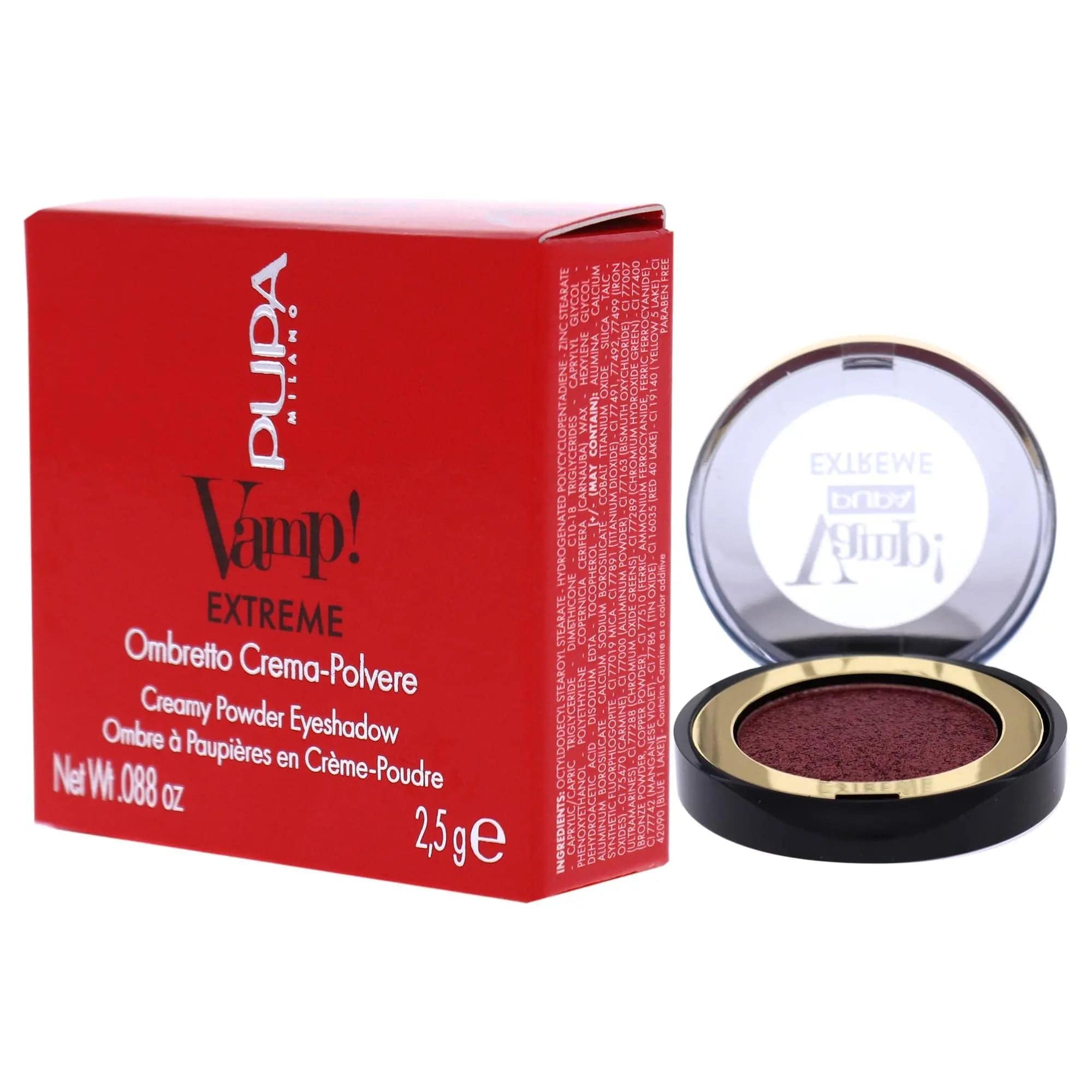 Pupa Milano - Vamp! Extreme Creamy Powder Eyeshadow - Extreme Ginger - My Store