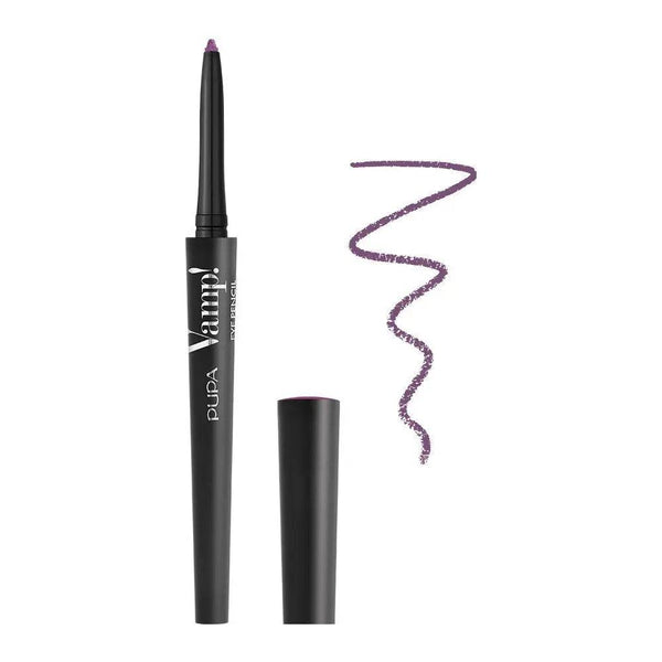 Pupa Milano - Vamp! Eye Pencil 2 In 1 Eyeliner And Kajal Waterproof Irreverent Violet - My Store
